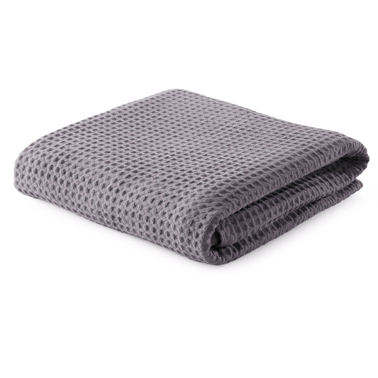 Latitude Run® Waffle Weave Cotton Blanket & Reviews Wayfair